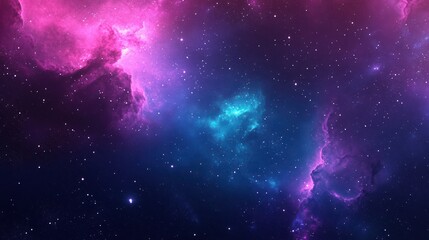 Fototapeta premium Nebulae in deep space; colorful cosmic clouds; vast universe