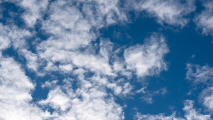 pattern blue day sky with white clouds