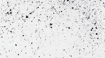 Obraz premium Abstract Black Ink Spatter on White Background Texture