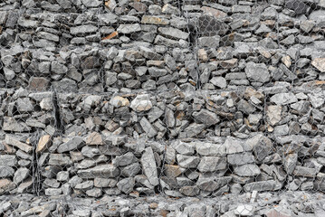 lots of natural stones wall pattern