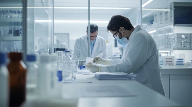 Rare illness patient taking part in a clinical study for a new treatment. Featuring scientific research and patient participation