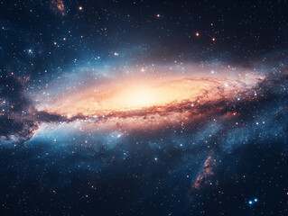 Obraz premium Colorful planets in space background