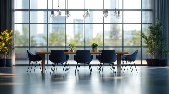 In a sleek corporate office, diverse teams of employees collaborated, strategizing marketing and business plans, their focused eyes reflecting a positive and confident work environment. The air