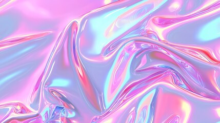 Obraz premium Holographic Iridescent Pastel Background Texture