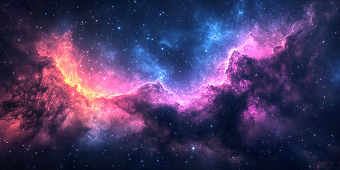 Naklejka premium Milky Way Galaxy View 