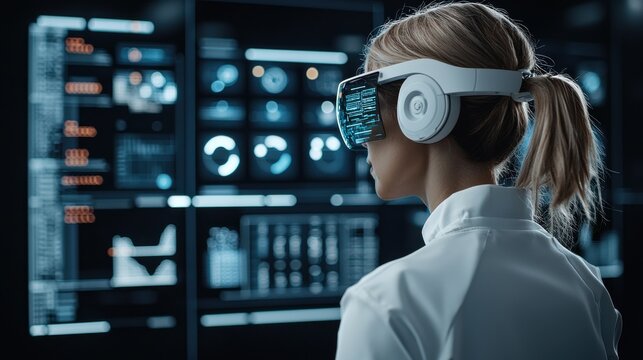 Innovative Smart Virtual Workspace Featuring Advanced AI Driven Interfaces Immersive Data Visualization and Cutting Edge Productivity Tools for Empowering the Future of Work and Research