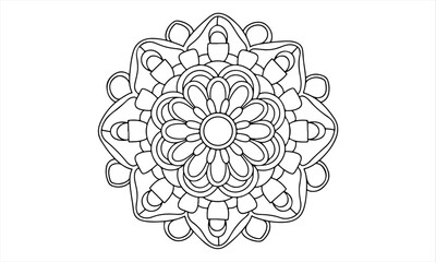 vector illustration of a mandala