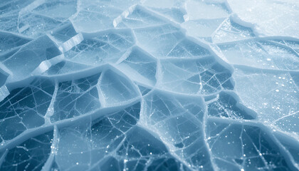 abstract blue background with snowflakes