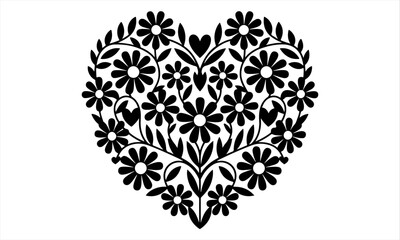 abstract floral vector art design