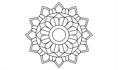 vector illustration of a mandala