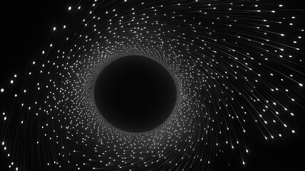 Obraz premium White lights in the shape of stars in the space