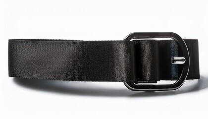 black leather belt
