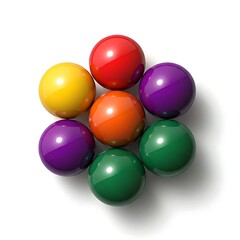 Candy theme isolated image white background.