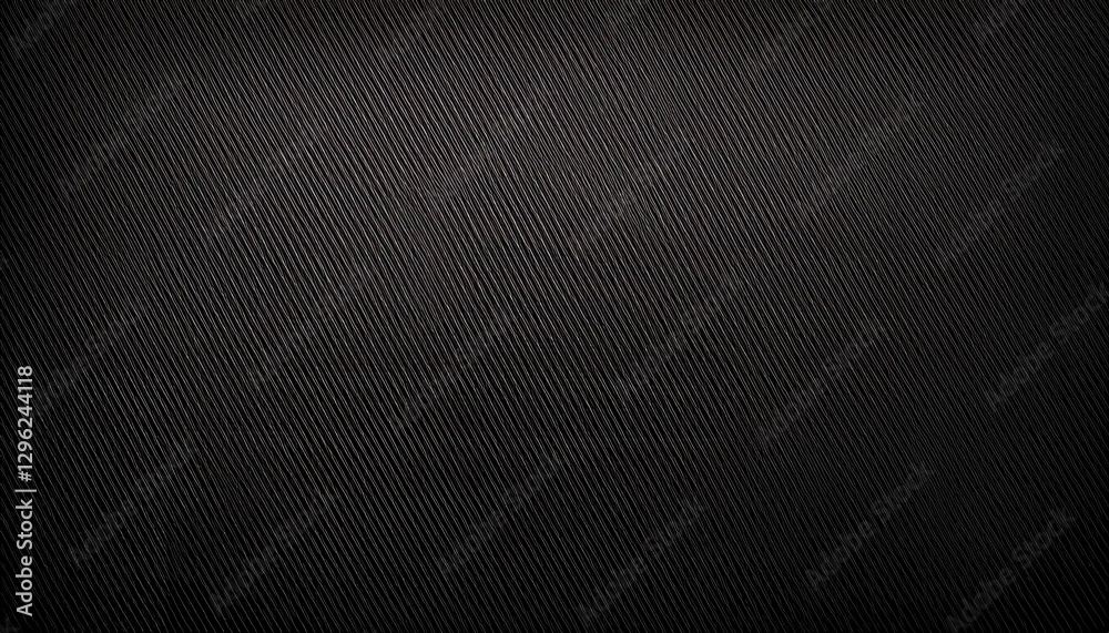 Aufkleber black textured synthetic surface with fine diagonal lines, modern abstract background for design, br
