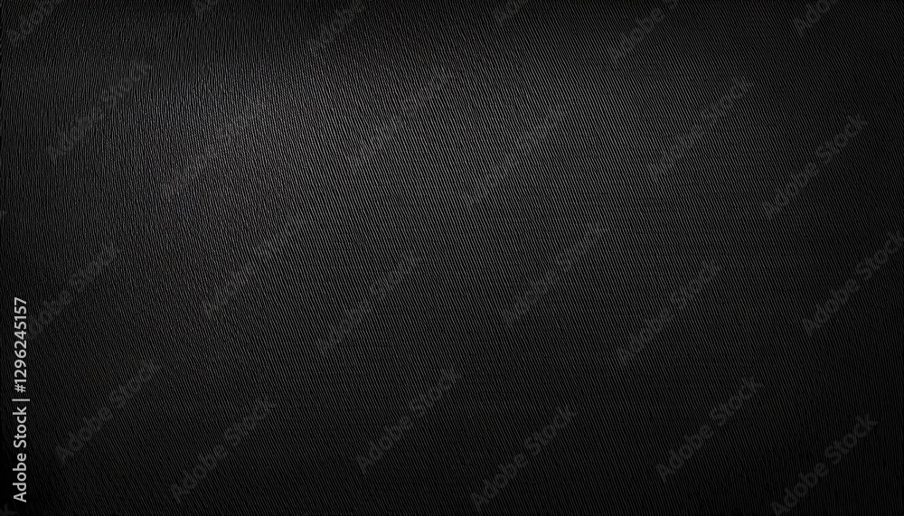 Poster black textured synthetic surface with fine diagonal lines, modern abstract background for design, branding, or product presentation

