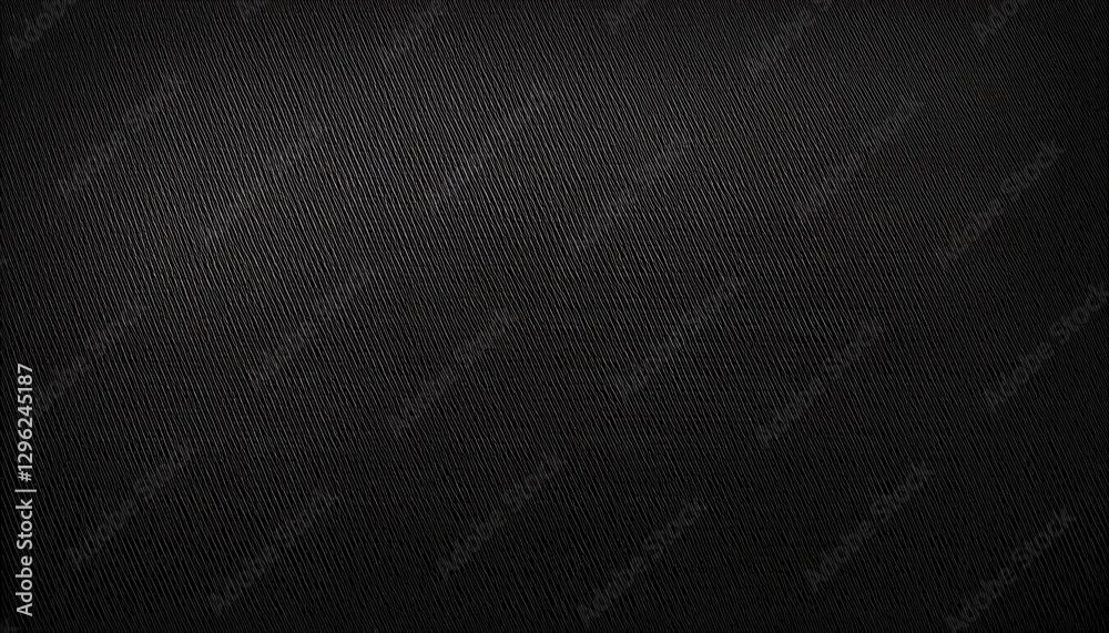 Poster black textured synthetic surface with fine diagonal lines, modern abstract background for design, br
