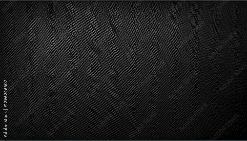 Poster black textured synthetic surface with fine diagonal lines, modern abstract background for design, br