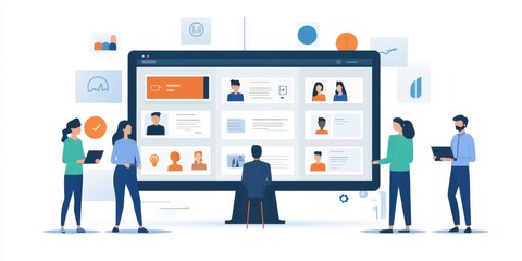 Employee Self-Service Portal with profile management and leave requests enhancing workplace convenience