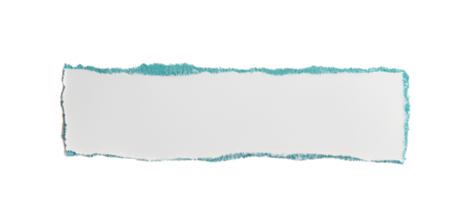 Torn paper texture with ripped edges isolated on a PNG transparent background. Perfect for design projects, scrapbooking, digital art, and creative compositions.

