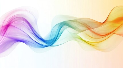 Fototapeta premium Colorful abstract wave design, background gradient, flowing lines, digital art, website banner