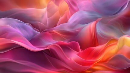 Obraz premium Abstract colorful swirling fabric; design background