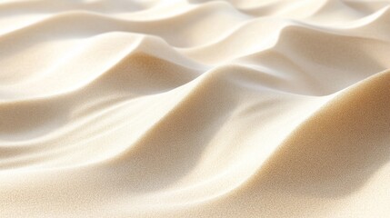 Obraz premium Smooth undulating sand dunes under soft natural lighting conditions