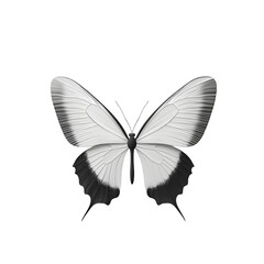Fototapeta premium Minimalist Vector Design of a Butterfly
