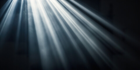 Sunlight Rays Black Backdrop
