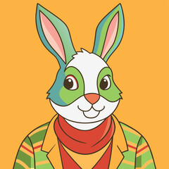 Obraz premium rabbit portrait