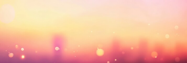 Fototapeta premium Soft focus gradient background with bokeh lights for creative design concepts