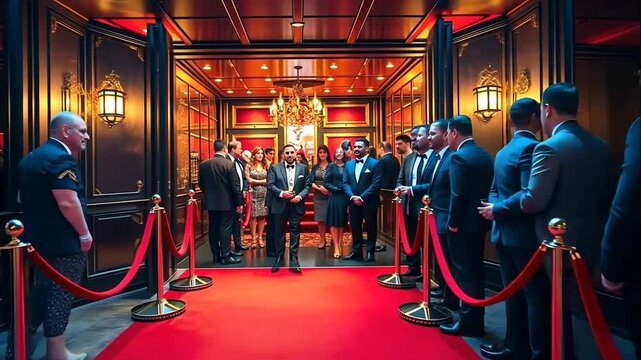 Exclusive Gala Event: Red Carpet Entrance