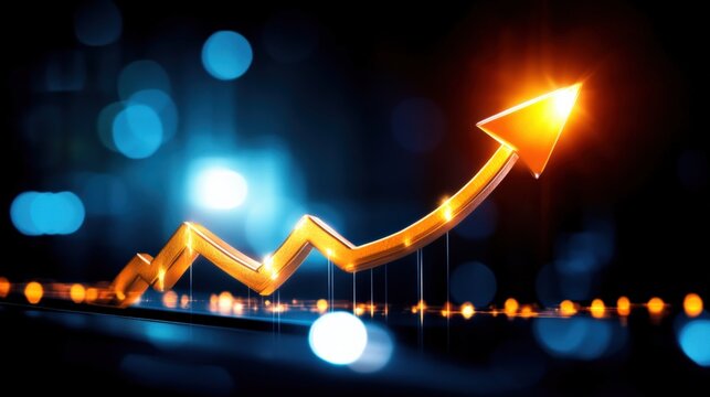 Growth trend analysis business sector infographic digital environment high angle data visualization for seo impact