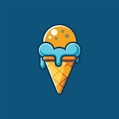 ice cream vector illustration
