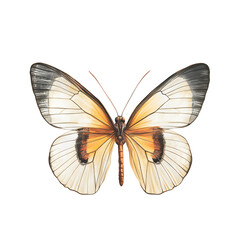 Butterfly Isolated on White