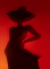 abstract woman portrait. watercolor painting. illustration