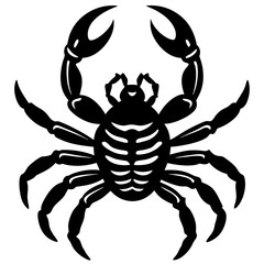 vector scorpion silhouette