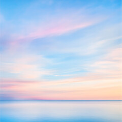 Fototapeta premium Serene sunset reflection over calm ocean coastal area landscape photography tranquil atmosphere aerial view nature's beauty