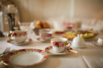 christmas table setting