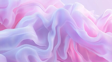 Obraz premium Soft Pastel Gradient Abstract Design with Fluid Lines and Calming Aesthetic