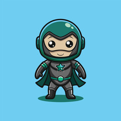 super hero businessman