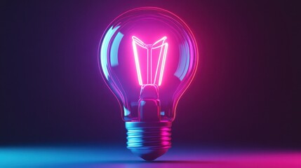 A stylized light bulb icon, radiating a soft, inviting glow, representing creativity, ideas, and the spark of a solution, ready to illuminate the path to innovation.