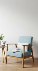 Serene Minimalist Reading Corner