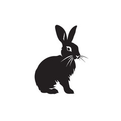 Obraz premium vector illustration of a rabbit