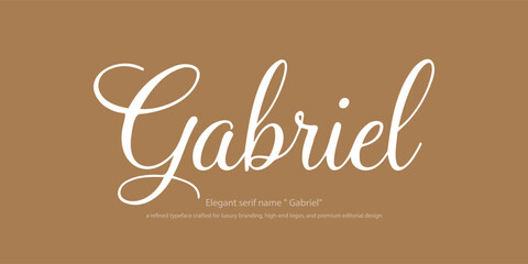 Elegant serif name 