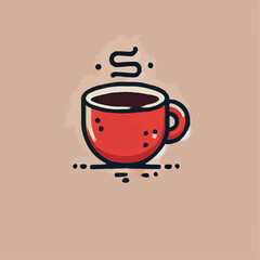 cup of coffee vector illustration