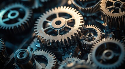A symphony of gears, each a cog in the intricate machine of productivity, their synchronized turns a testament to the power of workstreams, propelling efficiency forward.