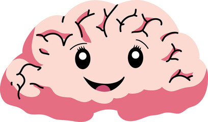 Brain with smile