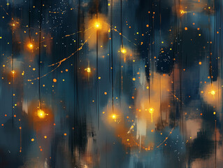 Background of twinkling stars