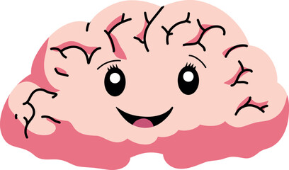 Brain with smile