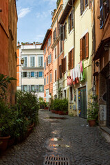 view of alley in Trastevere